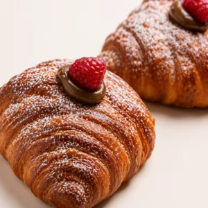 croissant pistacja - malina